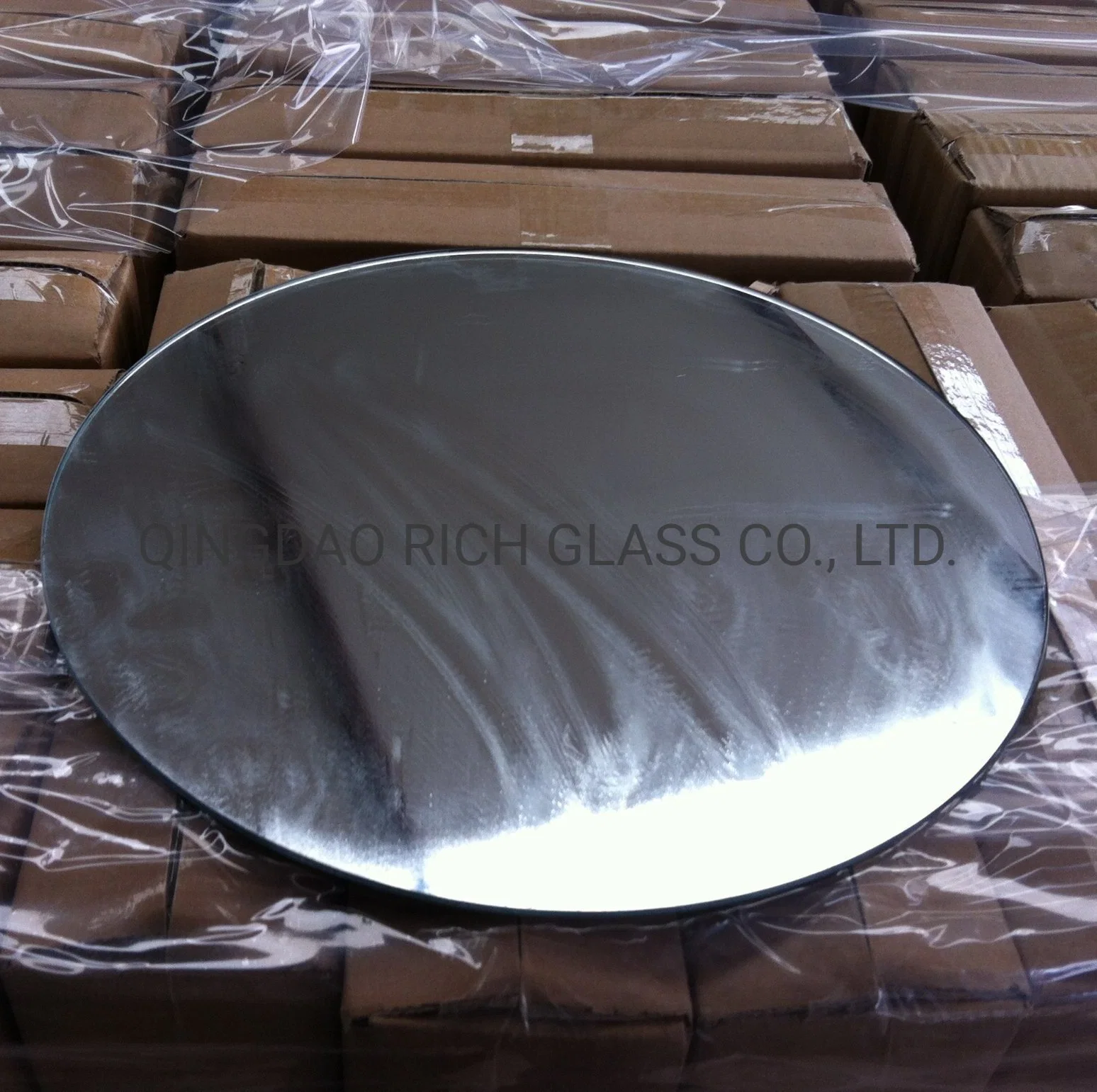 5 6 8mm Polished Edge Silver Cosmetic Mirror