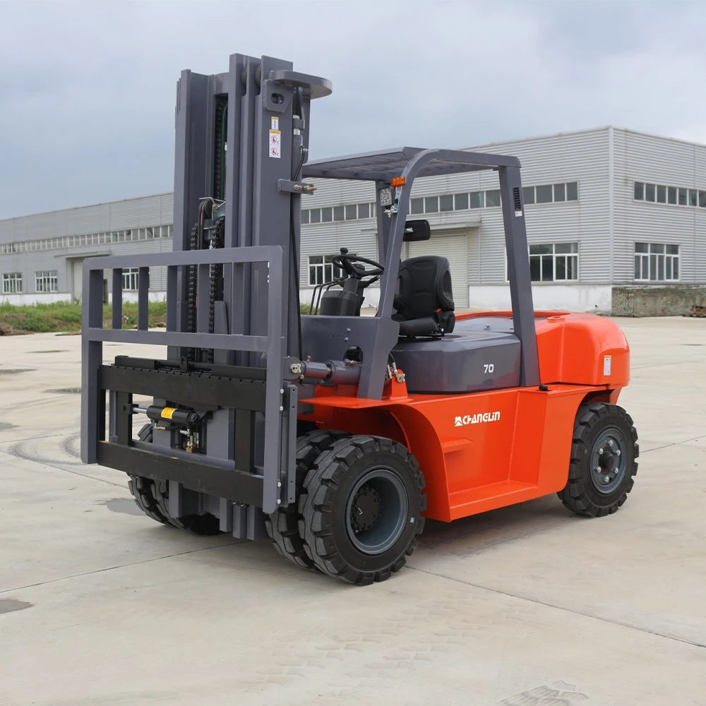 Changlin Forklift New and Used 7 Tons Diesel Engine Hydraulic Forklift for Sale