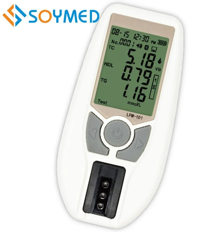 Hospital and Household Usage CE ISO Non-Invasive Blood Glucose Uric Acid and Lipid Profile Test Cholesterol Hemoglobin Meter