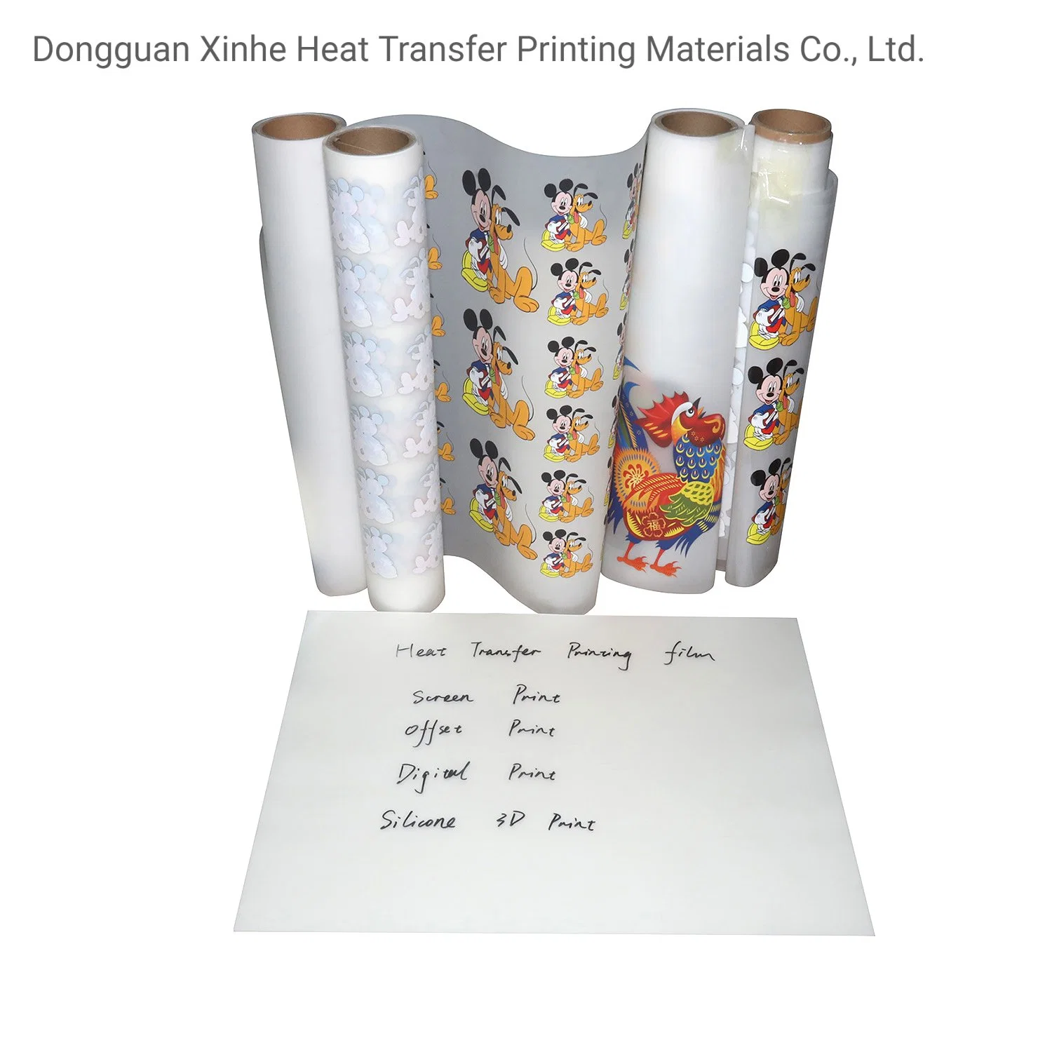 Polyester Film for Heat Transfer Printing Label Digital Printing Textile Pigment Ink Epson Printer Automatic Printing Solution