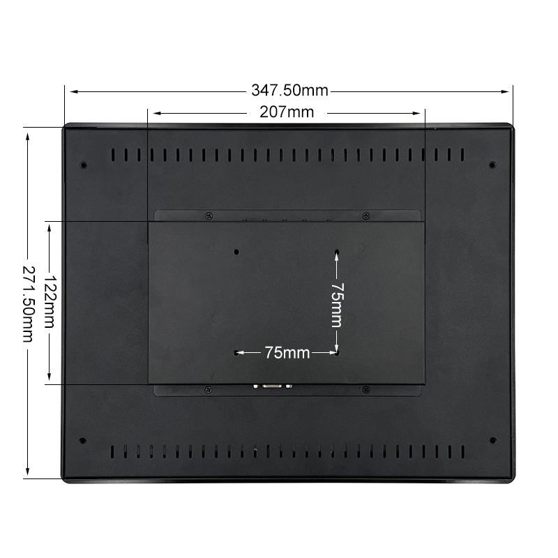 Industrielle 15,6 15'''' pouce 1024*768 Pure de montage à plat intégré Pacp Affichage Écran tactile de la CIM PC avec moniteur LCD à LED