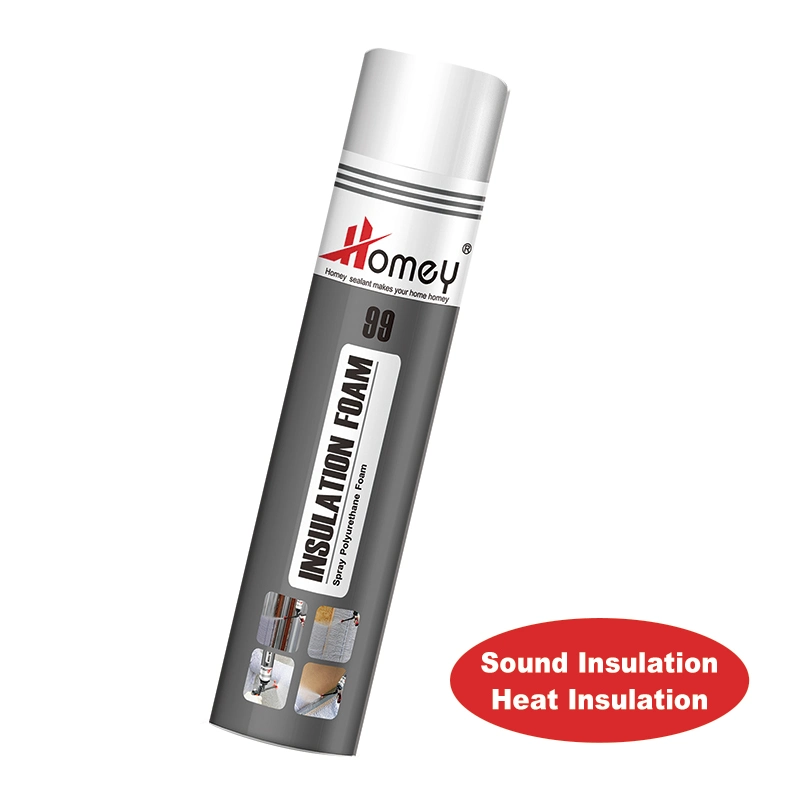 Homey Spray Polyurethane Foam Roofing Heat and Sounds Insulation Spray PU Foam