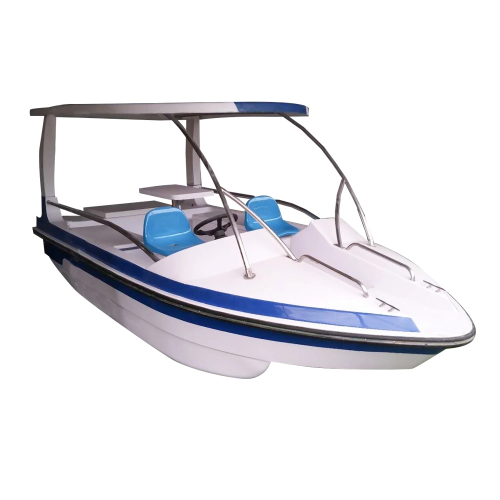Fiberglas Wasser Spiel Ausrüstung Park Elektro-Boot für Sightseeing