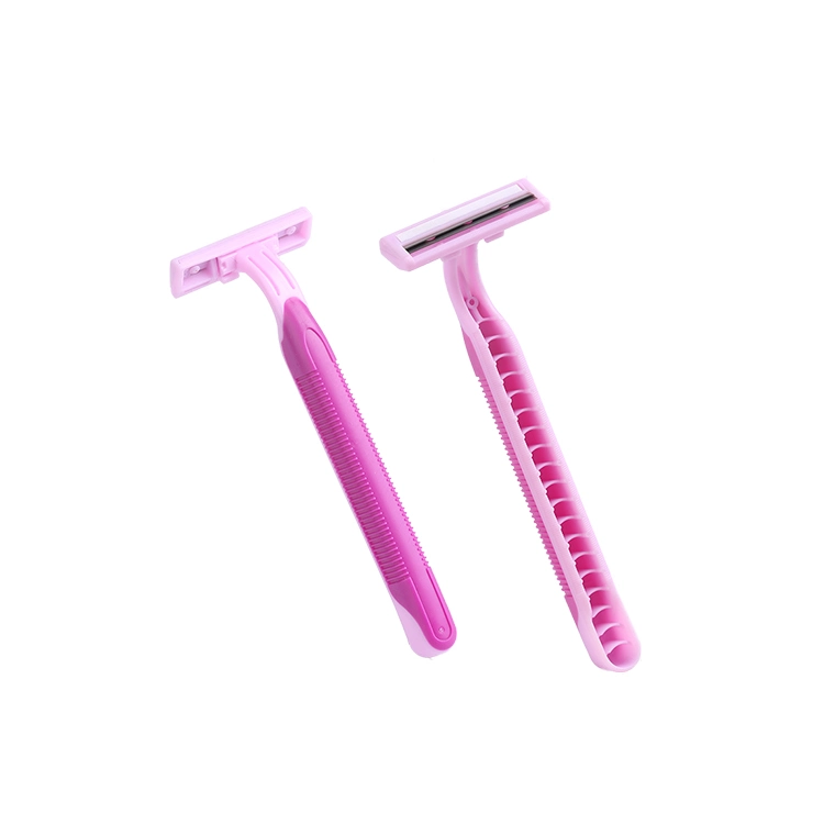 Supermarket and Shopping Mall Shaving Razor Twin Blade Razor for Lady