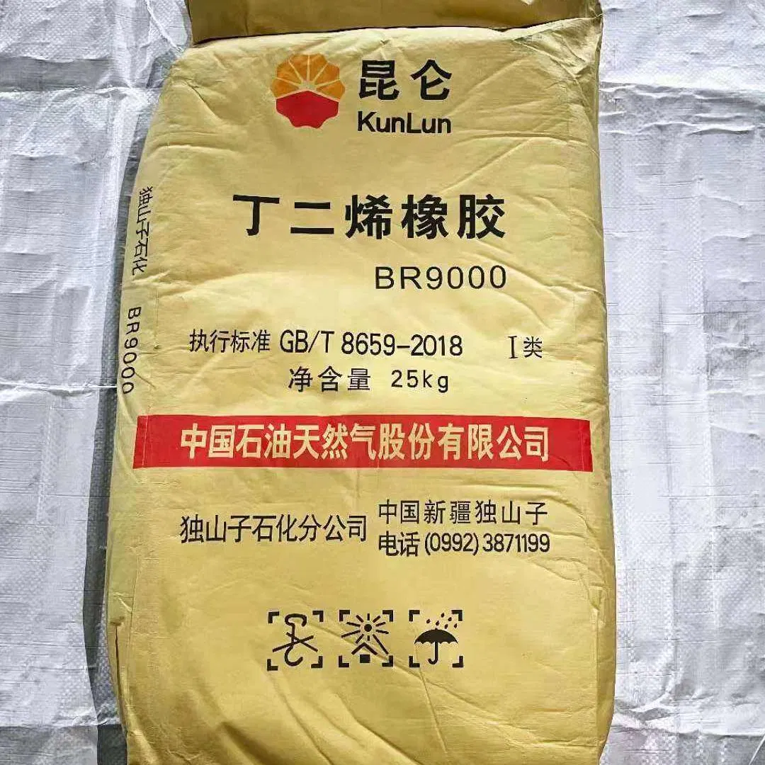 Borracha butadieno Br9000 para pneu, correia transportadora, fábrica de Dushanzi, China