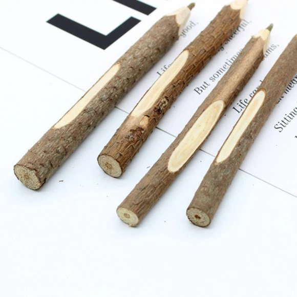 Eco Friendly Nature Wood Ball Pen with Custom Logo for Gifts