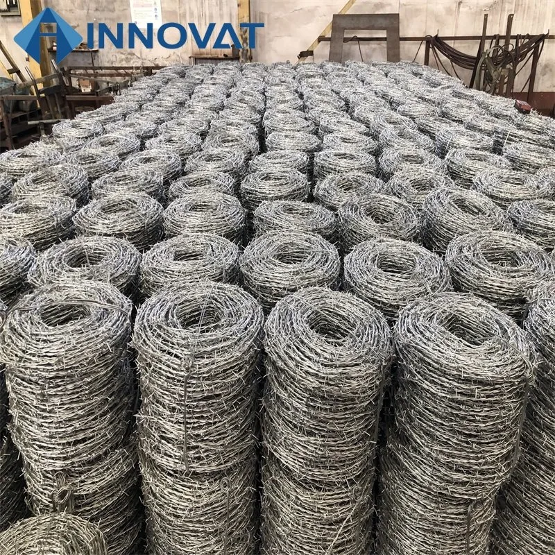 Electro Galvanized Barbed Wire/Reverse Twist High Tensile Barbed Wire/Barbed Wire Barbed Iron Wire/Hot-Dipped Galvanized Steel Barbed Wire