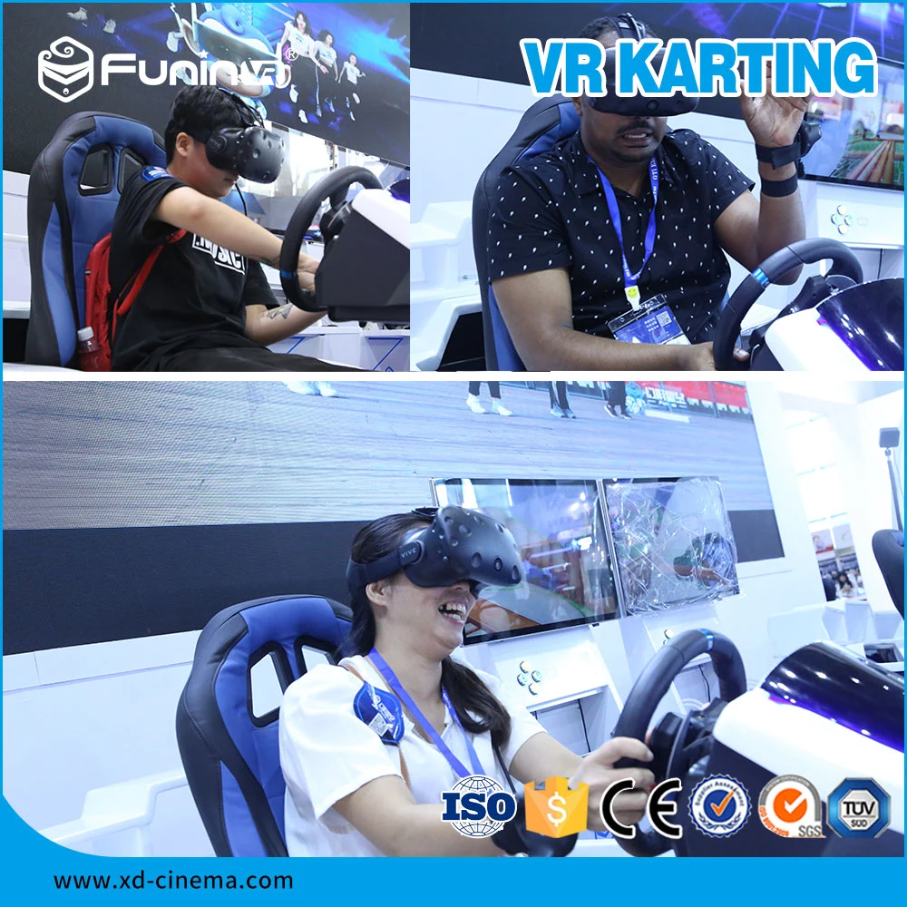Driving Games Vr Racing Kart Simulator with Vive Motion Tracker