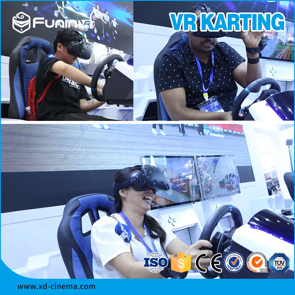 Jogos de condução Vr Kart Racing Simulator com Vive Motion Tracker