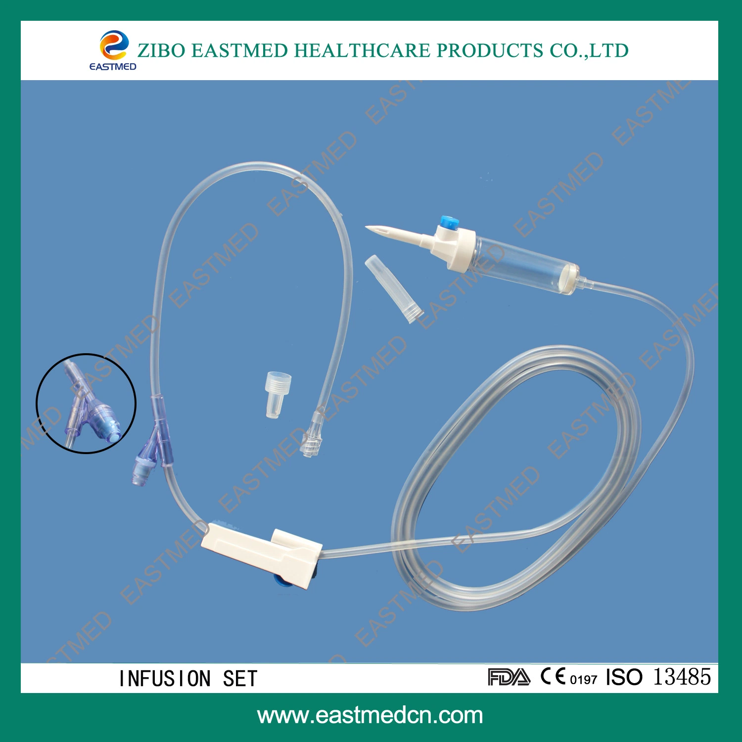 Plastic Jmd or OEM PE Blister Blood Bags Infusion Set for Adult