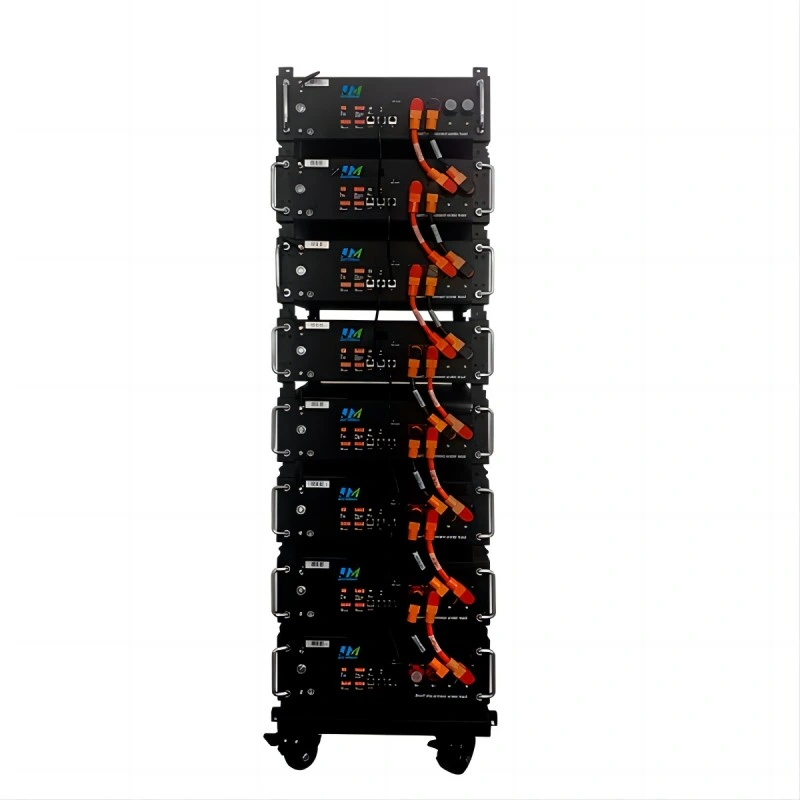 De litio fosfato de hierro de LiFePO4 Batería 100Ah montado en rack 48V Gabinete Batería de iones de litio-ion Pack OEM