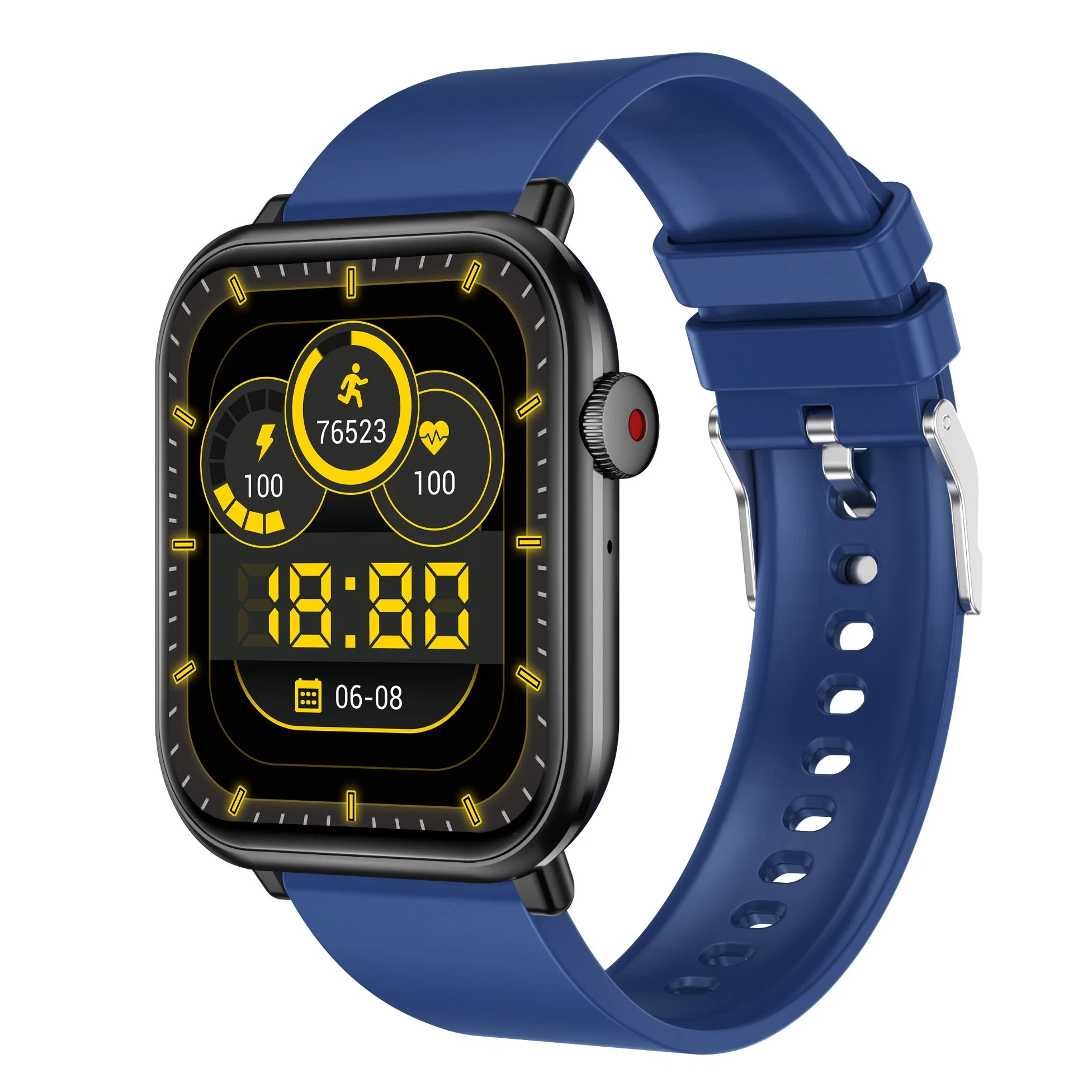 Amazon mejor vendedor en línea más barato CE RoHS Smartwatch impermeable IP67 IP68 carga inalámbrica NFC GPS Bt Calling Realtek8763 Sport Bluetooth Reloj inteligente de teléfono