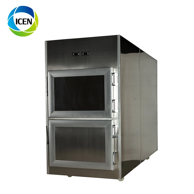 in-U018-2 Cheap Medical Cryogenic Equipments Morgue Body Corpse Refrigerator Mortuary Freezer