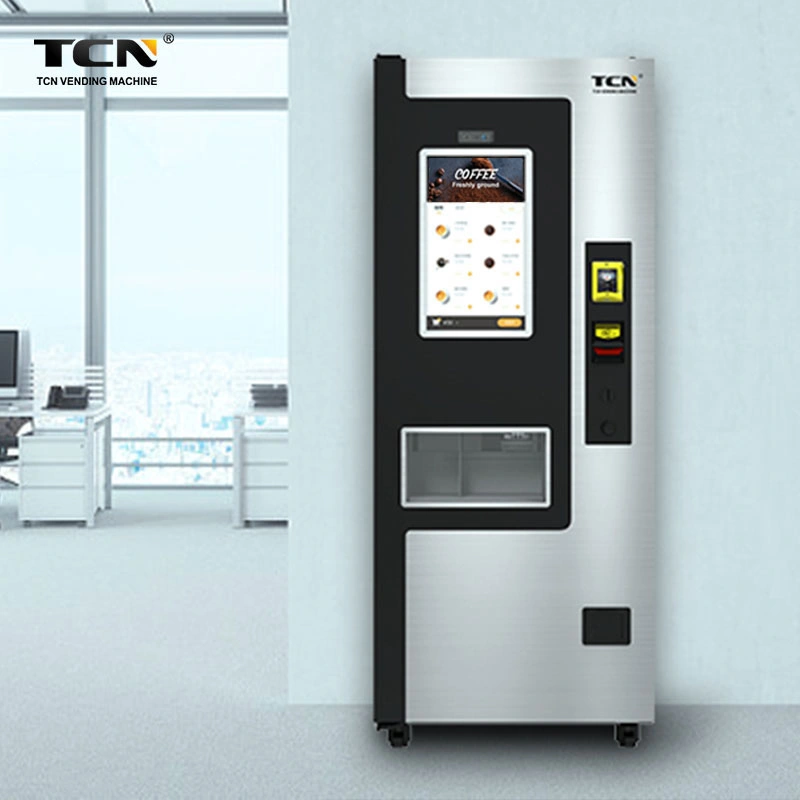 Tcn Combo máquina expendedora de café de máquina expendedora de bebidas y tapas para la venta