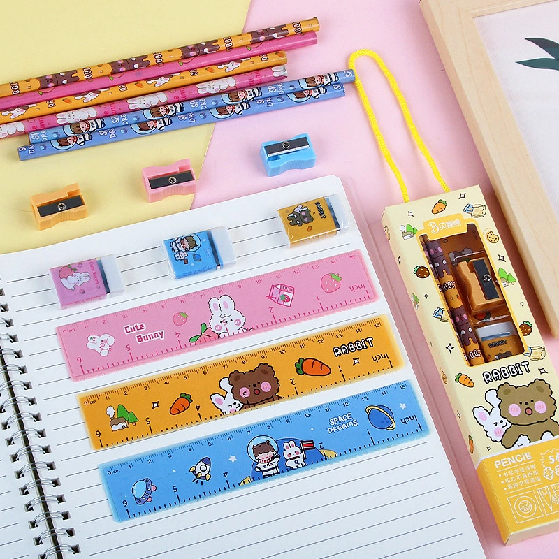 Wholesale/Supplier Cartoon Cute Hand Pencil Set for Students