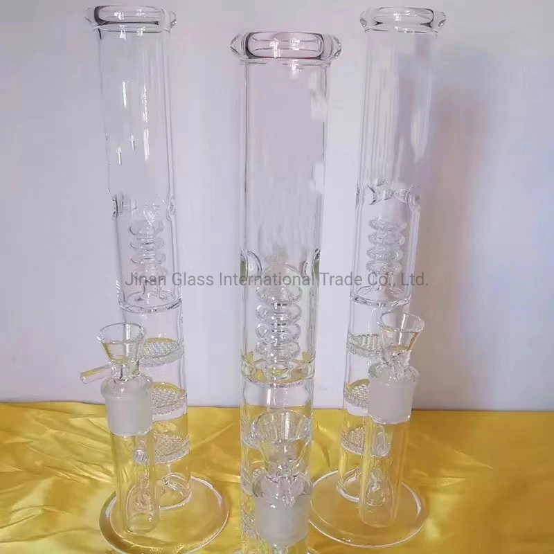 Wholesale/Supplier Honeycomb Ablets Filter Pipes Recycler Water Pipe Glass Hookah Smoking Water Pipe