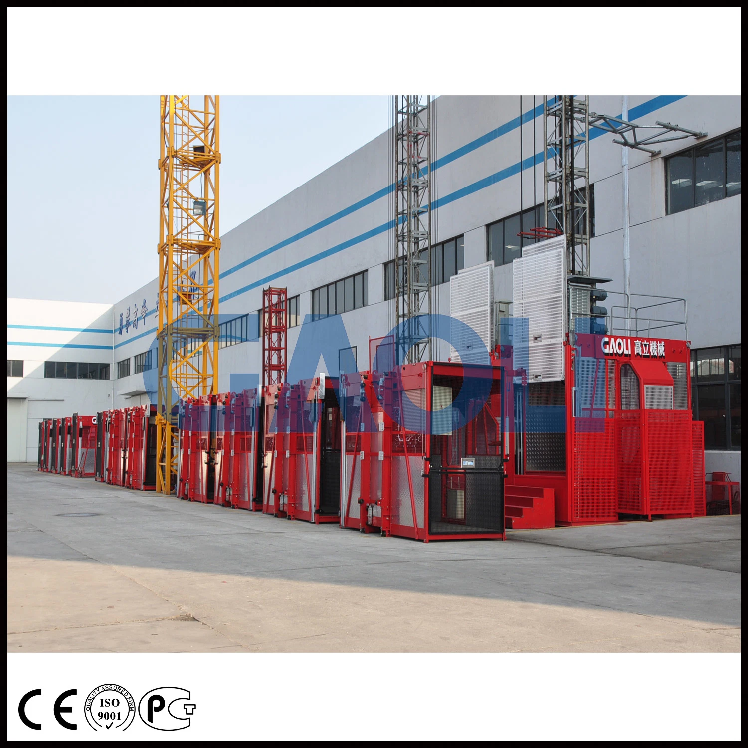 Gaoli Sc200/200 Construction Elevator for Passenger & Material