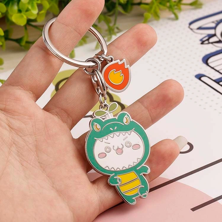 Custom Keychain Anime Creativity Metal Key Pendant for Decoration Gifts