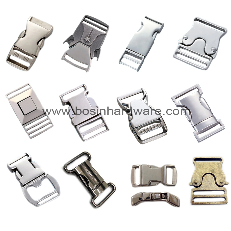 Bronze Plated Metal Side Release Buckle for Bags