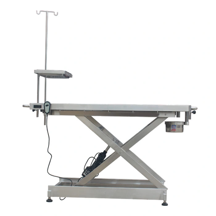 Best Sale Electric 304 Stainless Steel Veterinary Animal Surgical Operation Table