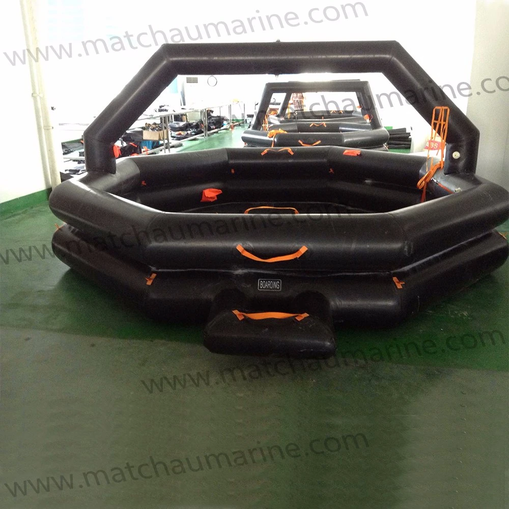 High quality/High cost performance  Marine Lifesaving Throw-Overboard Inflatable Life Raft