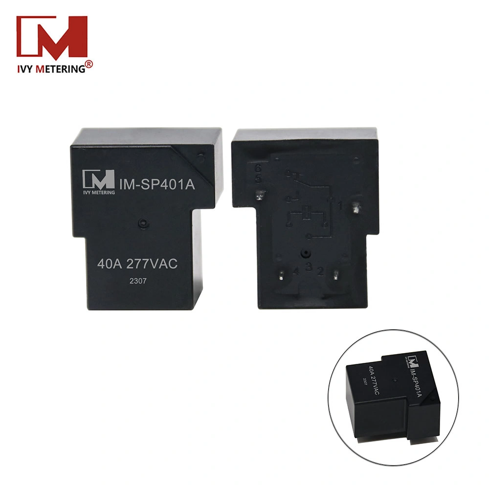 1000A/10ms/3 Times 40A 250VAC 12V Solar PV Inverter Relay with Smaller Size and Lower Coil Consumption