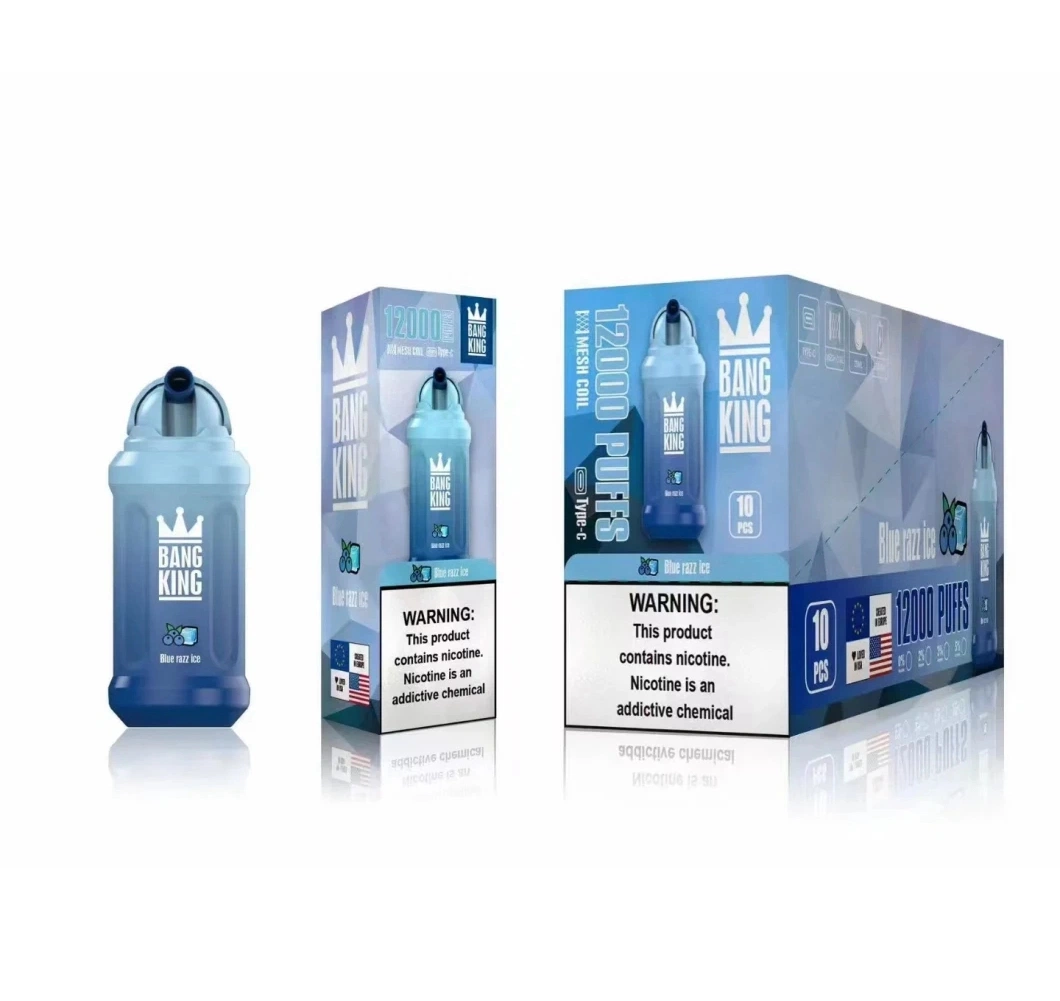 Bouteille d'eau jetable Vape Pen Bang XXL très grand 12000 puffs E distributeur de cigarettes 12K FPuff Vapes Puff