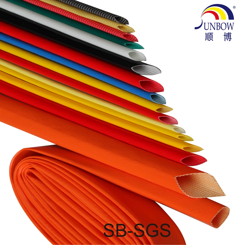 Manufacture Silicone Coated Fiberglass Insulation Sleeving