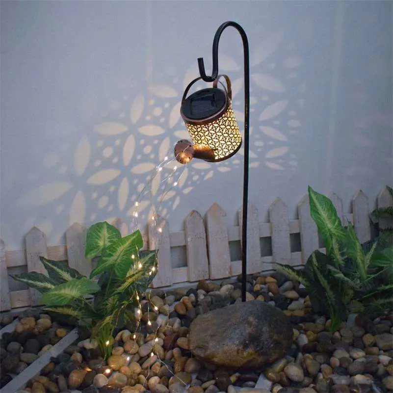 Kettle Shower&Water Can Lamp Solar Light LED Solar Lights IP65 Waterproof for Yard Path Garden Lawn