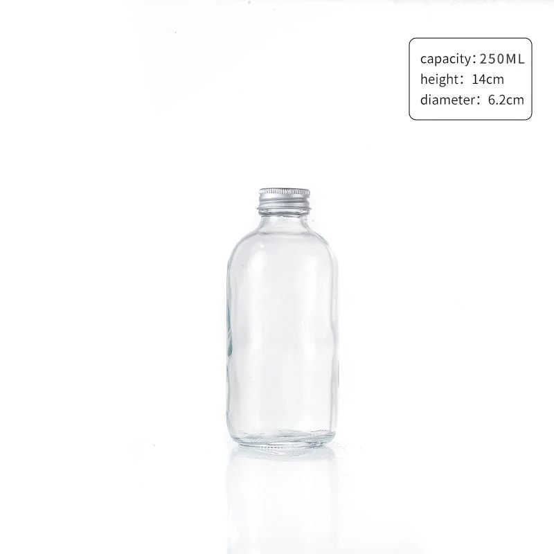 16 Oz 250ml 500ml 1000ml Sparyed Color Wholesale/Supplier Clear Beverage Juice Organic Raw Kombucha Boston Coffee Glass Bottles with Screw Lid