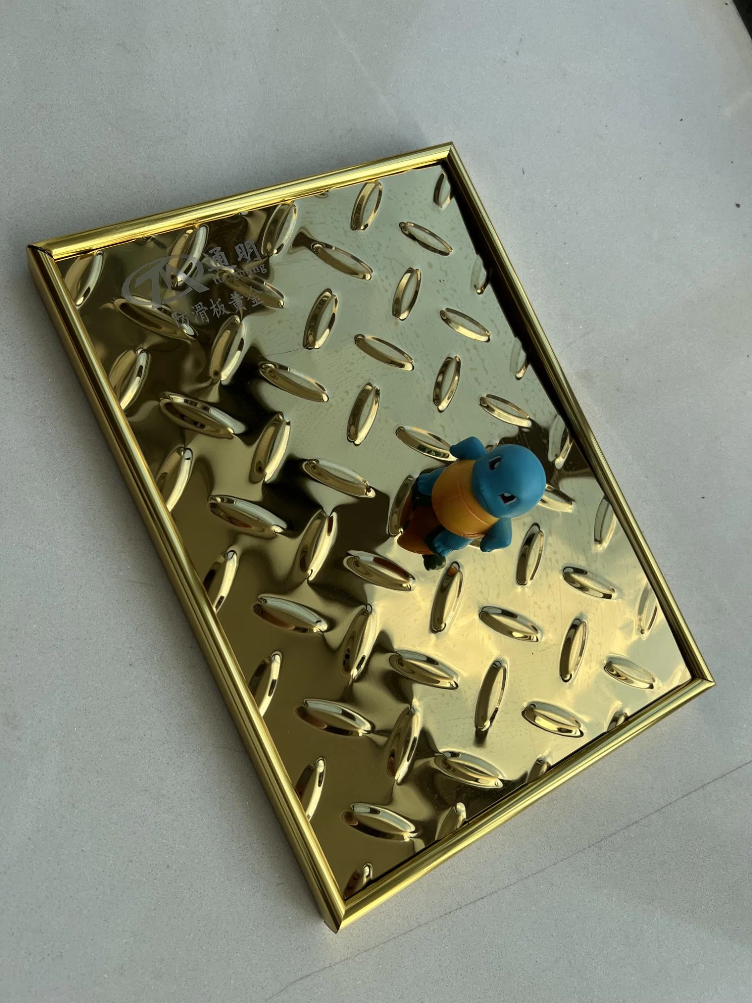 High quality/High cost performance  Mirror Stainless Steel Color Antiskid Plate Gold Metal Sheet for Luxury Decoration