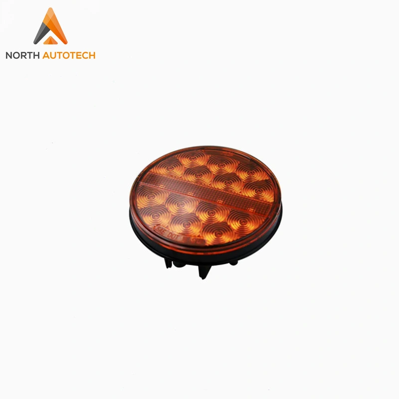 4 Inch 12V 24V Round Truck Trailer LED Stop Brake Turn Tail Light Red Amber White Color Tail Lamp