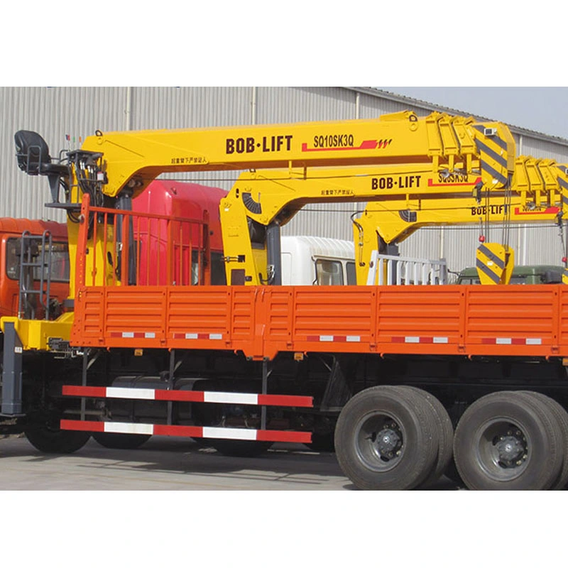 Bob-Lift engate montado Truck Crane 6 Ton com lança telescópica