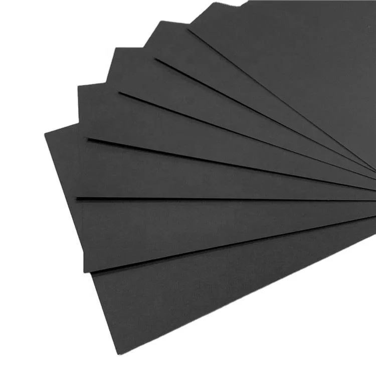 Super Hard Black Cardboard for Custom Size and Weight