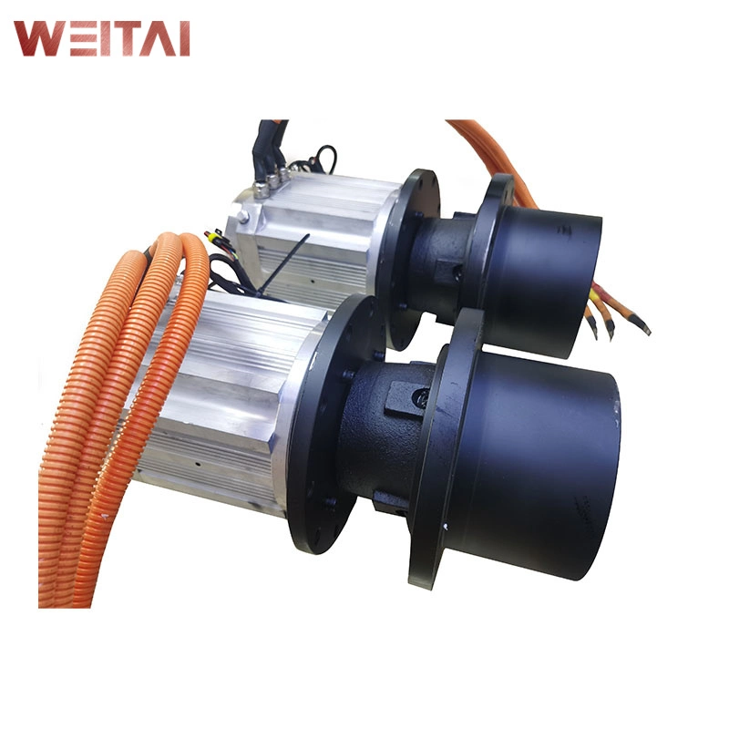 China Wholesale/Supplier Factory Direct Sale 3.0 Kw Permanent Magnet Synchronous Motor Wheel Drive Double Reduction Electric Motor