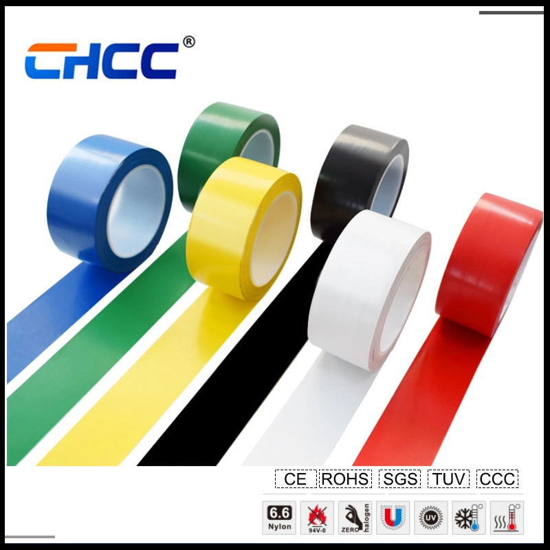 PVC Warning Tape Clean Workshop with Landmark Tape Wear-Resistant Zebra Crossed Floor Tape