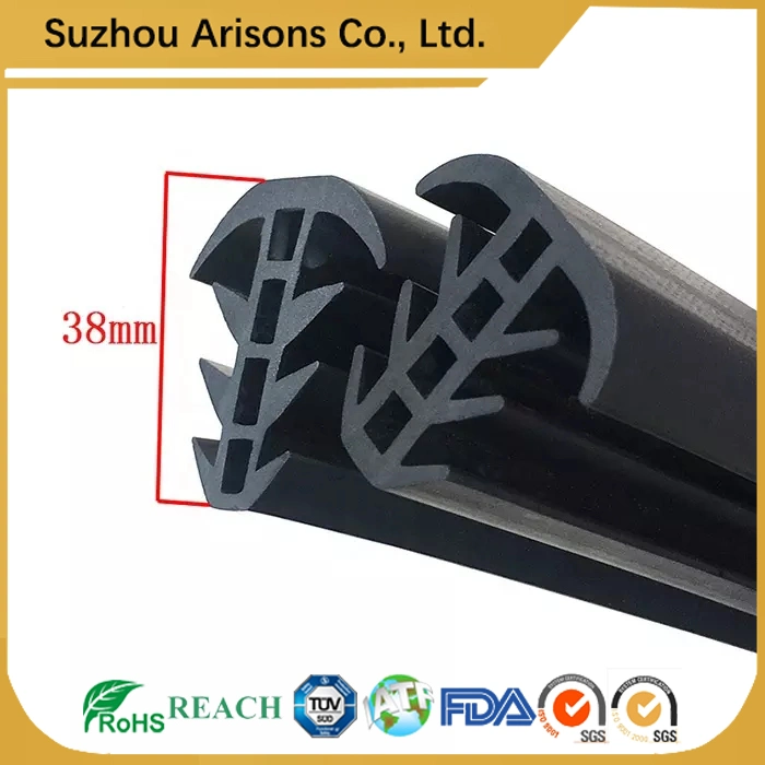 Customize Waterproof T Channel Photovoltaic Solar Panel EPDM Rubber Extrusion Sealing Strip