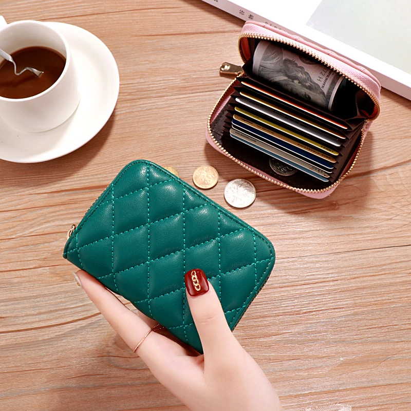 Factory Direct Ladies Travel Purse Multi-Card Short Wallets for Women