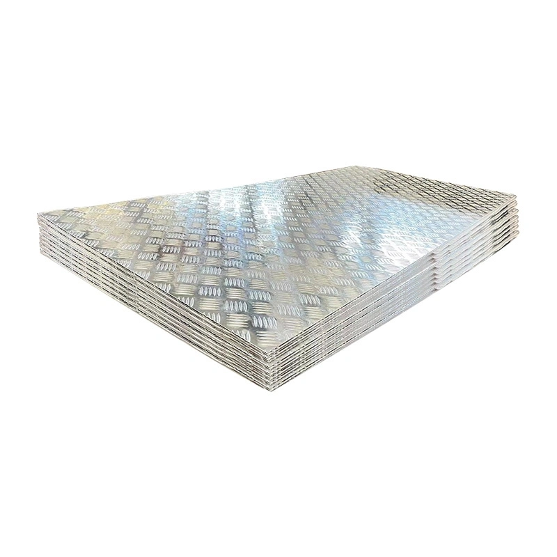 Best Seiling 1060 H24 3003 5052 Al 7075 8011 Checkered Embossing Aluminum Plates for Moisture Barrier Pipework Cladding