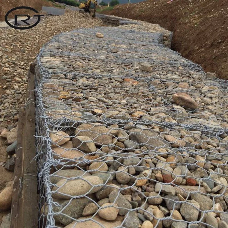 Gabion Cesta Precio tela hexagonal malla colchón de gabion Caja para Venta