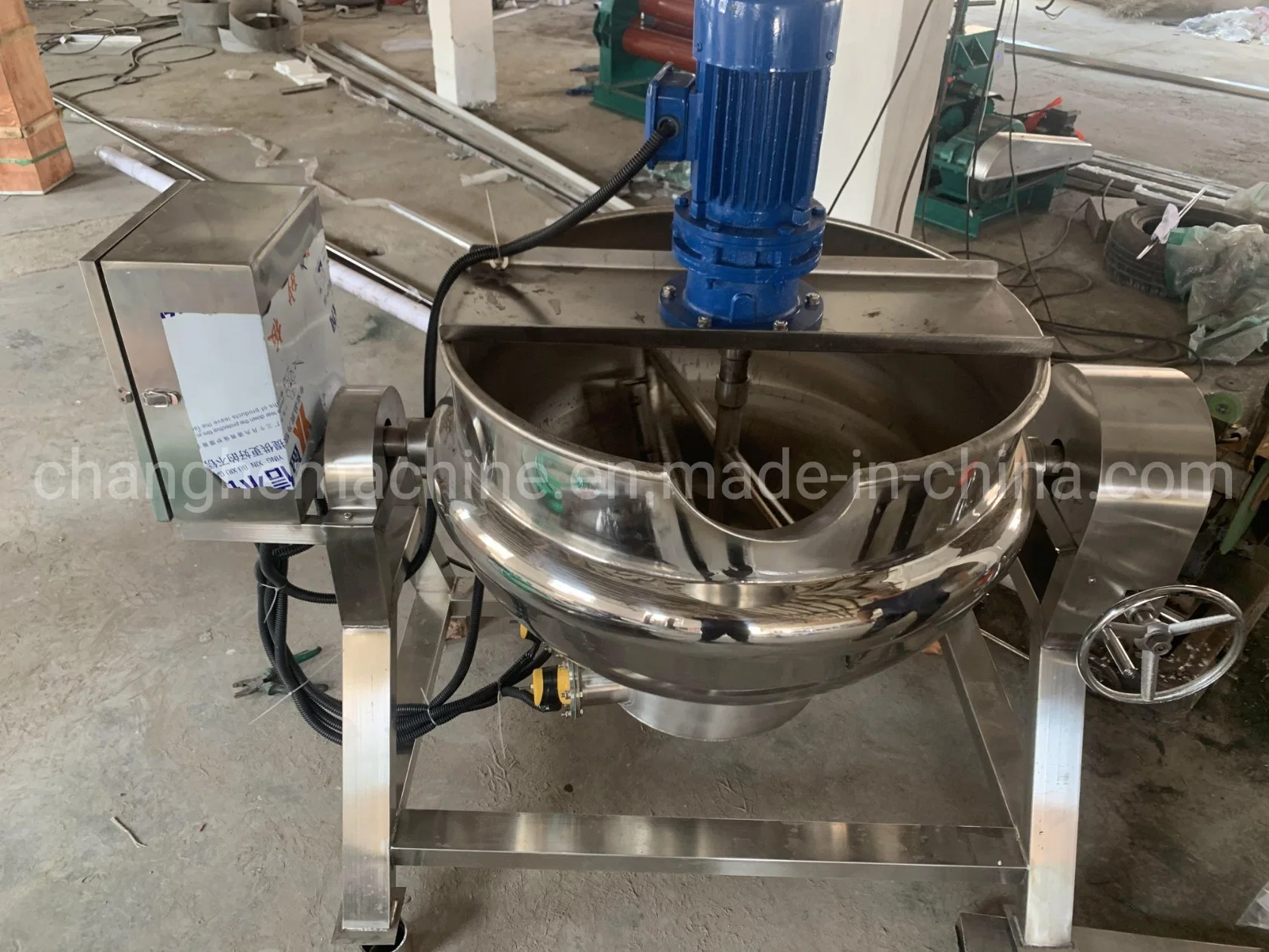 100L Cooking Jam Pot Machine/Jacketed Kettle for Jam/Jam Mixer Pot Electric Type