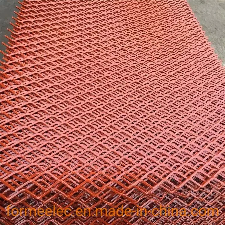 Plain Steel Mesh Construction Steel Mesh Antirust Paint Diamond Mesh