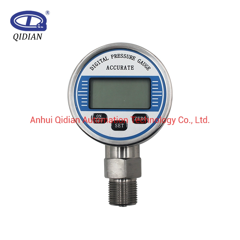 Stainless Steel Digital Pressure Gauge Manometer Water Pressure Hydraulic Pressure Gauge Oil Pressure 1.6MPa Radial Pressure Gauge for Sale