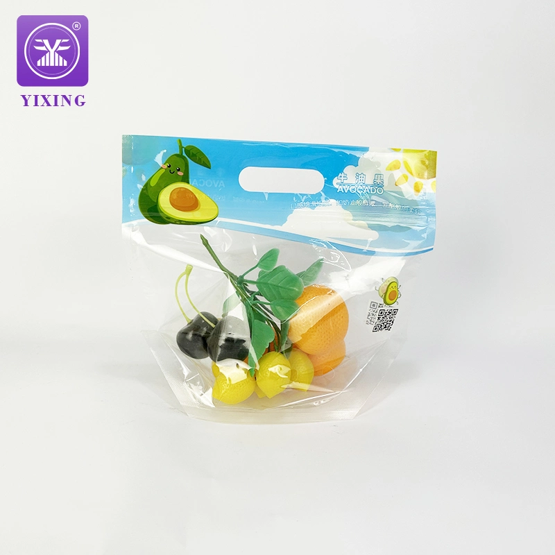 Leakproof Freezer Zipper Sandwich Fresh Fruit Packaging Plastic Bag with Zipper