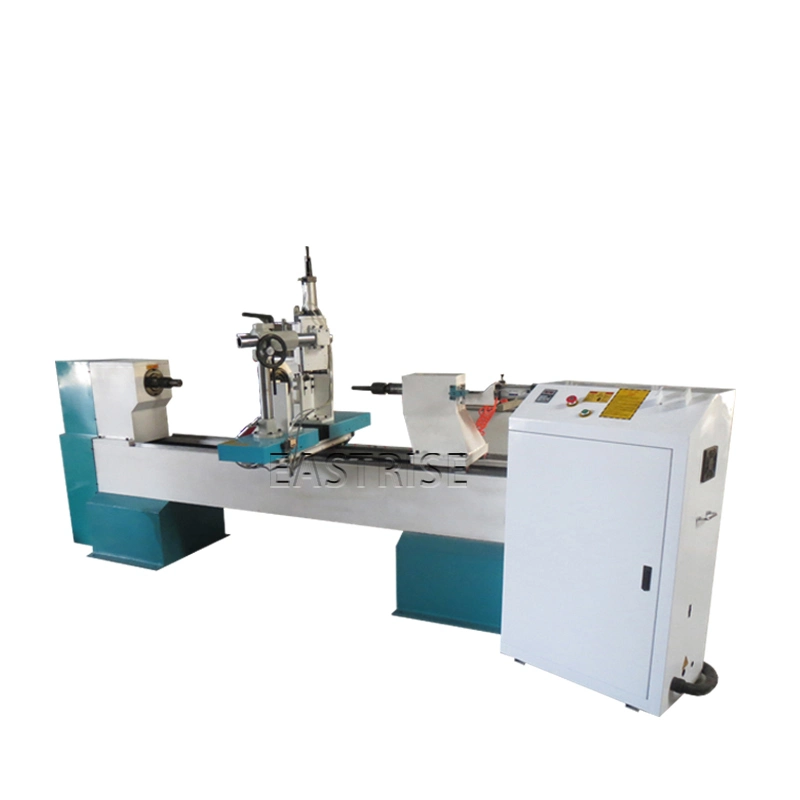 Jinan Woodworking CNC Wood Turning Lathe Carving Machine with Spindle for Staircase, Rome Column, Baseball Bat, Chair Legs