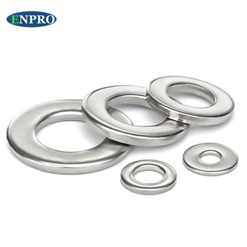 Metal Flat Washer 4.8 8.8 Flat Washer Zinc DIN125 304 316 Stainless Steel Carbon Steel Flat Washer