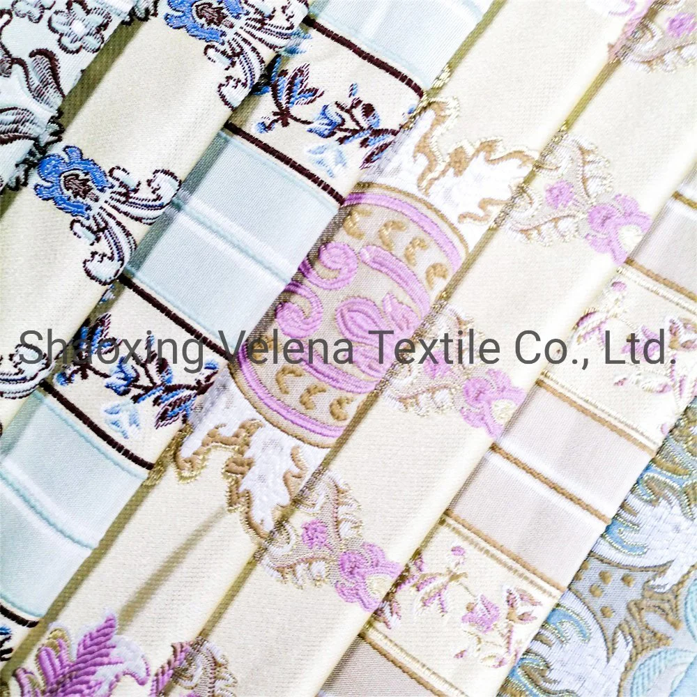 Classic and Beautiful Polyester Jacquard Fabric for Sofa Curtain Cushion Wholesale Fabric