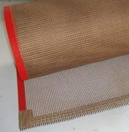 Flame Retardant PTFE Open Mesh Food Conveyor Belt for UV Dryer