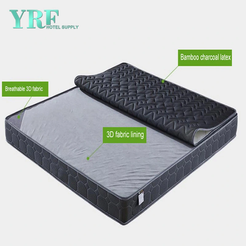 5 Star Hotel High End 3D Mattress Bamboo Charcoal Latex Air Layer Single Bed