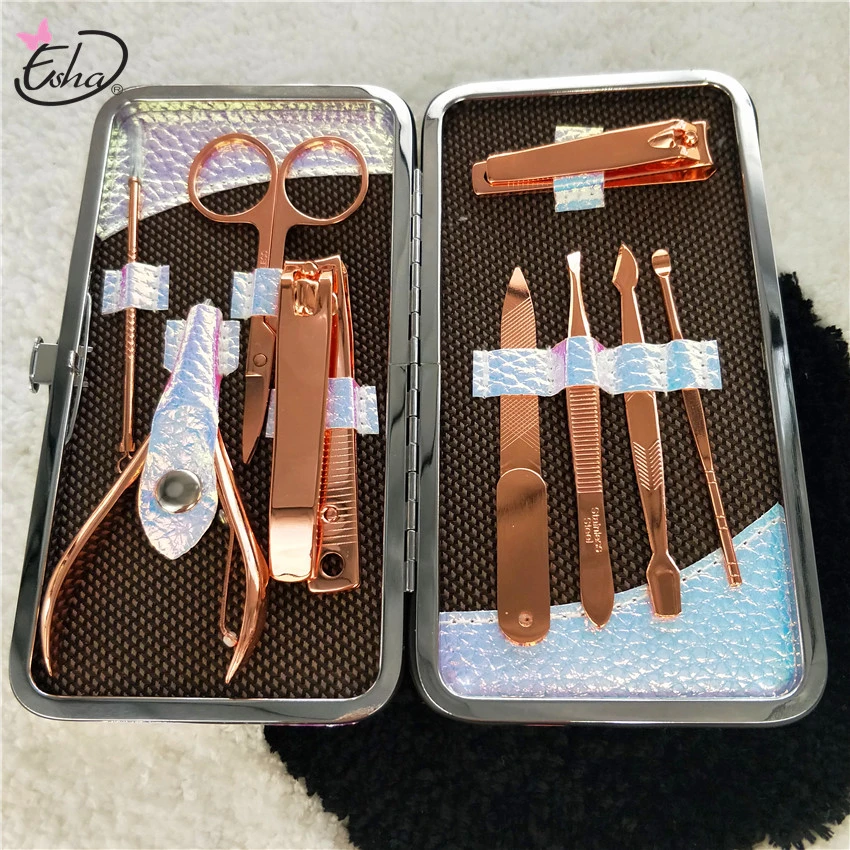 Multi-Function Manicure Pedicure Set Nail File Wholesale/Supplier Makeup Brushes Mini Manicure Set